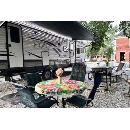 Logo for River Town Camper Logo for River Town Camper